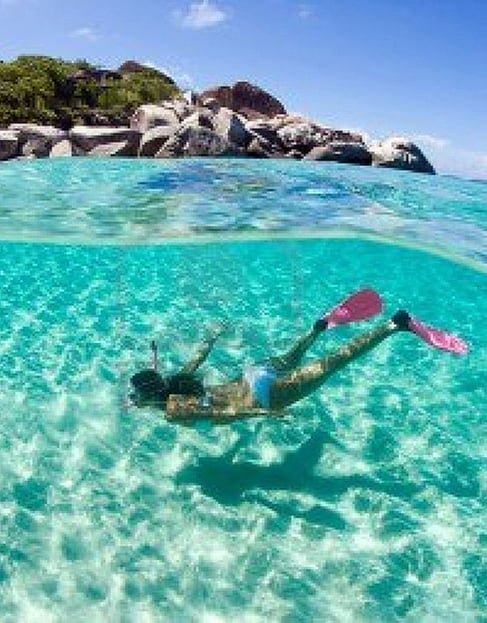 Snorkeling Tour in Samana Bay Dominican Republic.